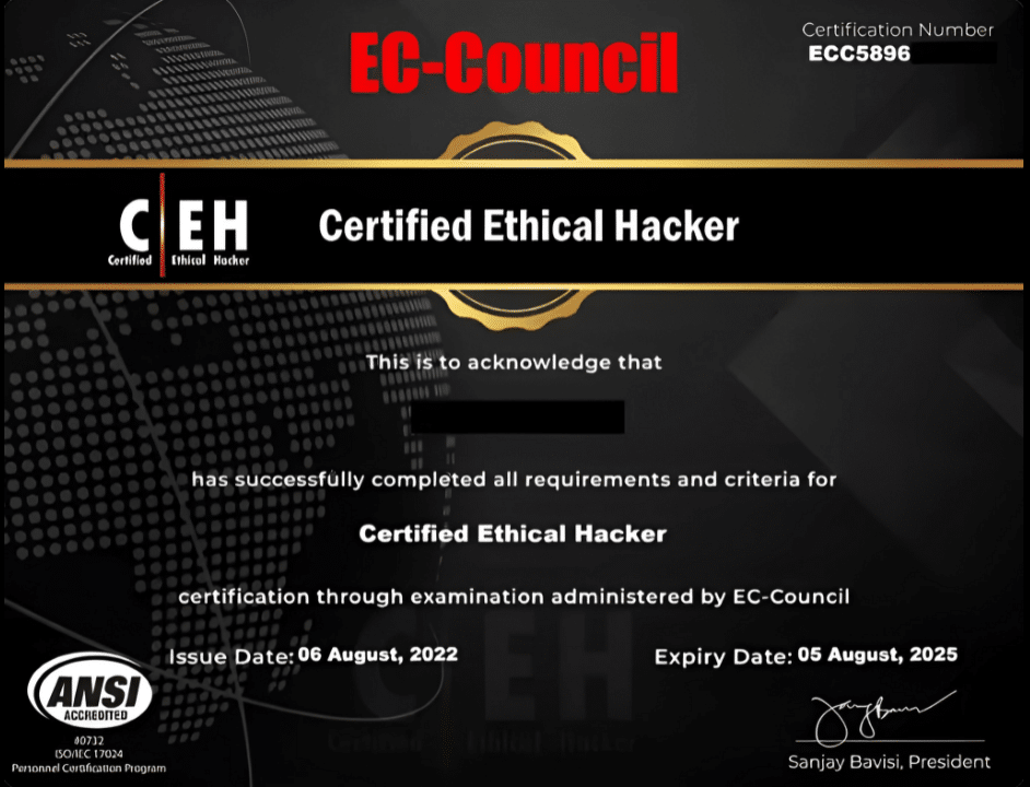 Sertifikasi CEH dari Coding Studio