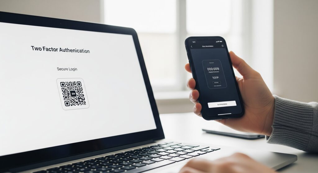 Ilustrasi Two Factors Authentication