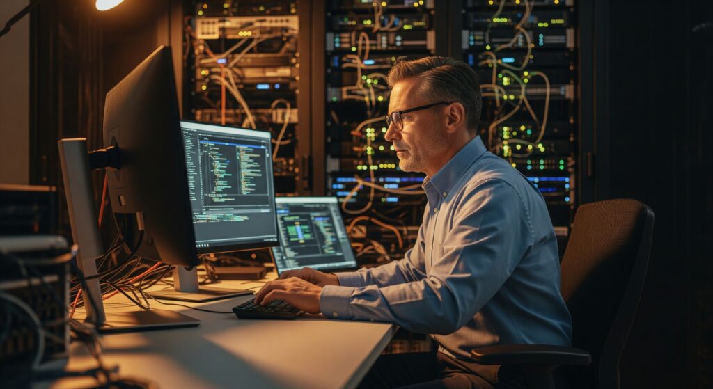 Ilustrasi Ahli di Bidang Cyber Security dan AI