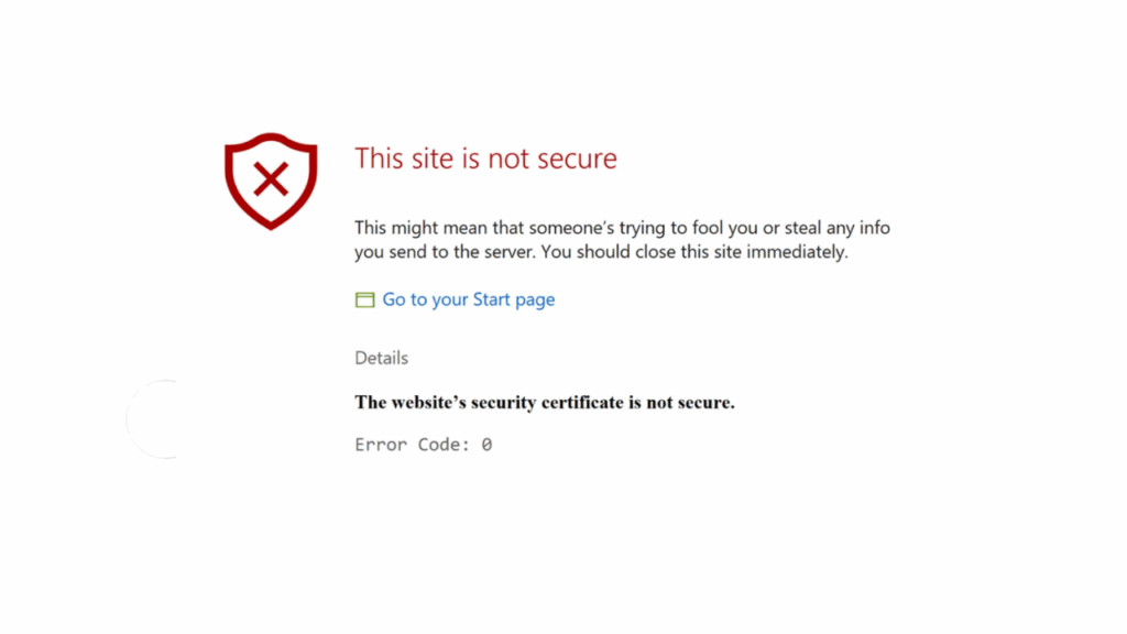 Tidak Ditemukan Warning _Not Secure_ di Browser