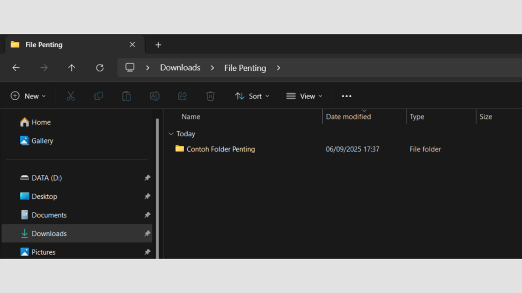 Buka File Explorer dan Pilih Folder yang Ingin Dikunci