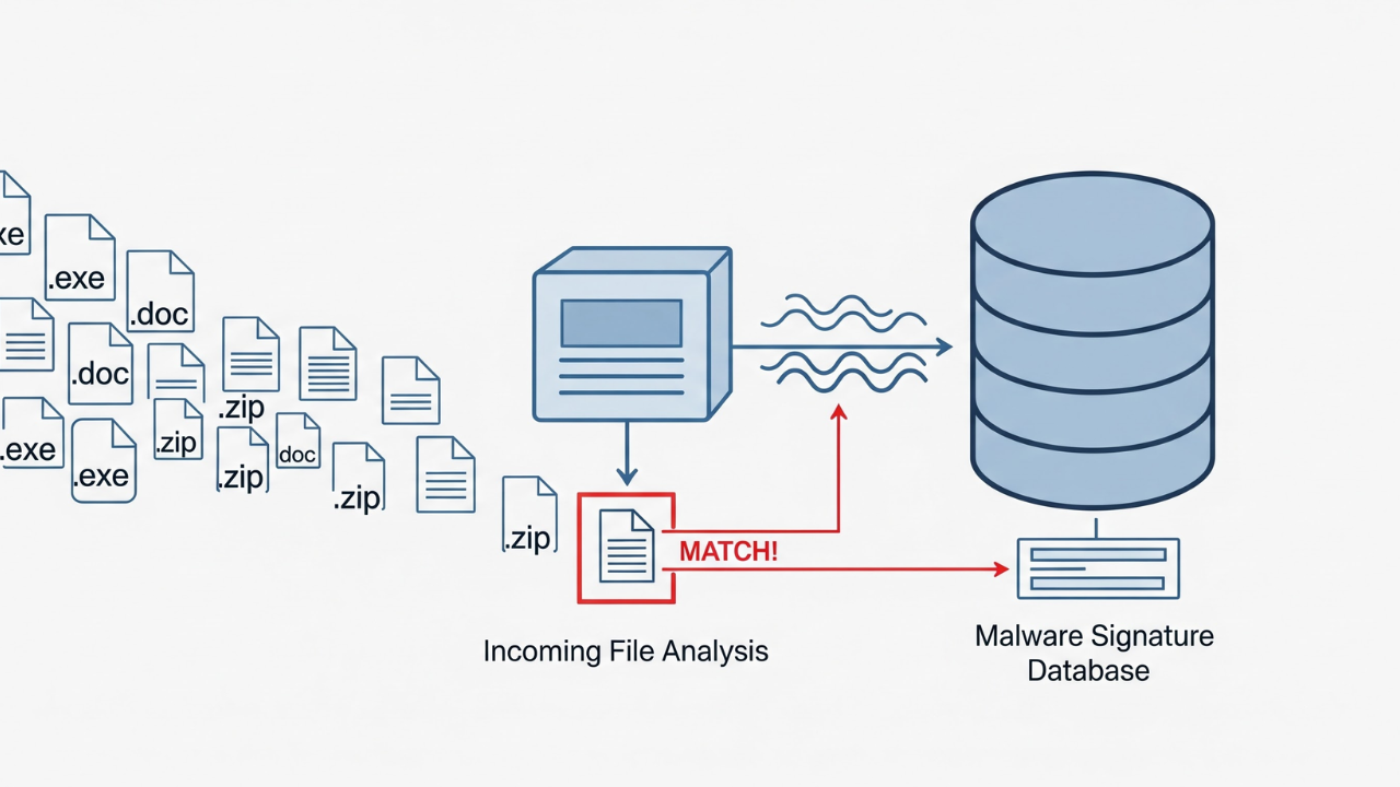 Pencocokan Data dengan Database Signature