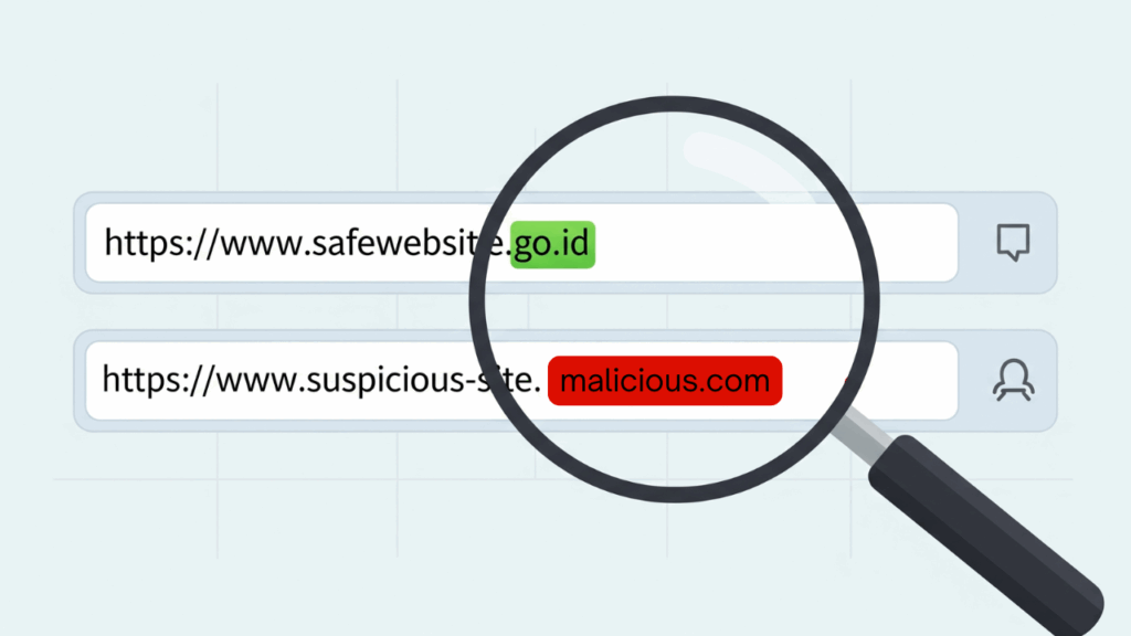 Periksa Alamat Domain dengan Teliti
