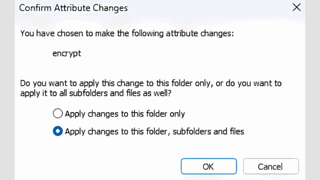 Pilih Opsi Apply Changes