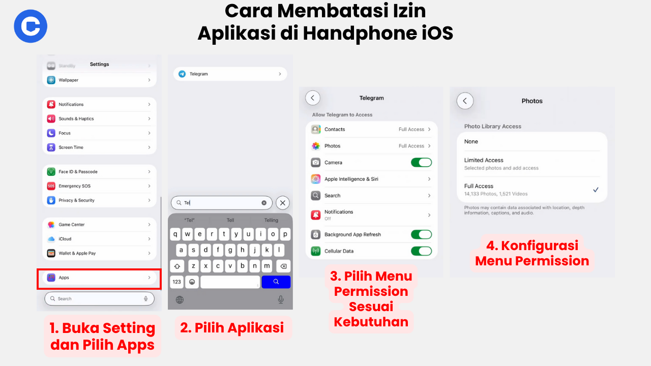 Cara Membatasi Izin Aplikasi di Handphone iOS