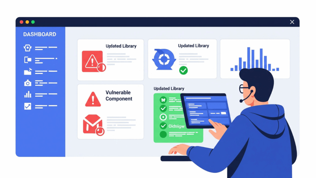 Rutin Update dan Patch Library atau Dependencies