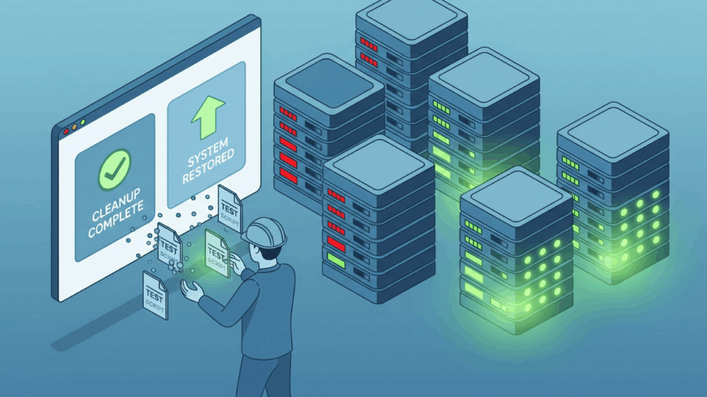 Pembersihan dan Pemulihan (Cleanup and Recovery)