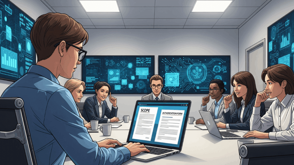 Perencanaan dan Persiapan (Planning and Authorization)