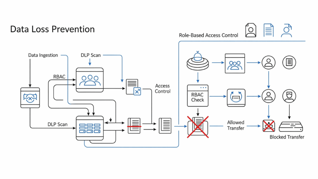 Implementasi DLP dan Kontrol Akses Kuat