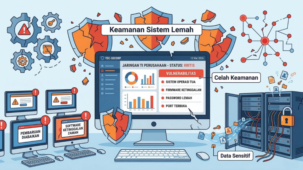 Sistem Keamanan yang Lemah