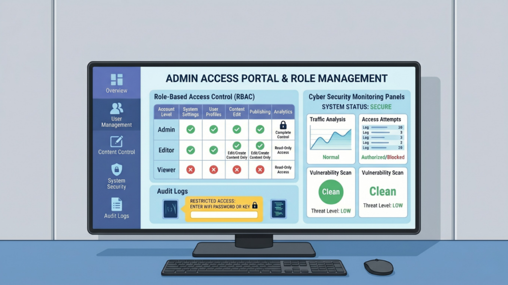 Dashboard Admin Website