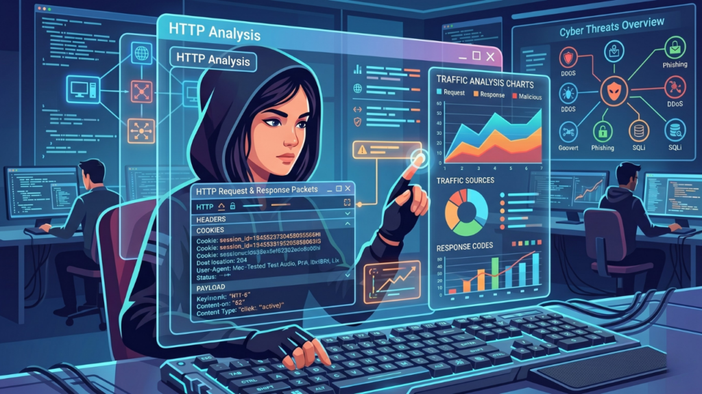 Melihat Data Request dan Response